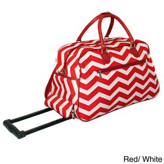 World Traveler ZigZag 22 inch Carry on Rolling Duffle Bag World Traveler Rolling Duffels