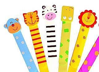 wooden animal bookmark by little butterfly toys