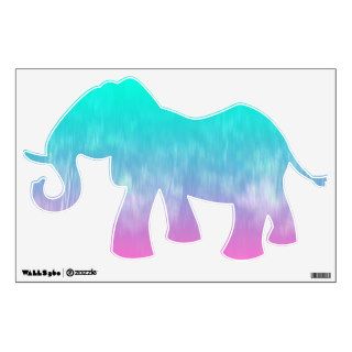 © P Wherrell Colorful abstract elephant kids room Wall Decor