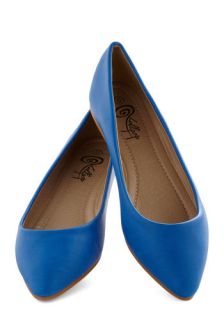 Defined the Scenes Flat in Royal Blue  Mod Retro Vintage Flats