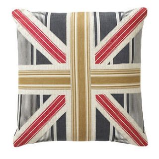 union jack vintage style floor cushion by angel linens