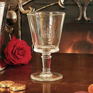crown wine glass by dibor