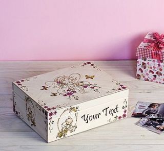 fairy tale personalised keepsake box by wooden toy gallery
