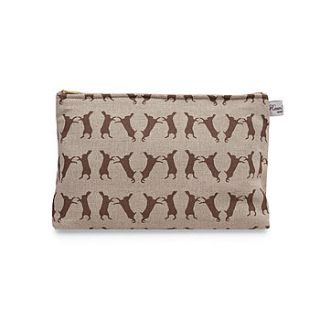 boxing hare classic wash bag by rawxclusive
