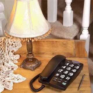 Big Button Corded Speakerphone with 13 Number Memory (Black) Electronics
