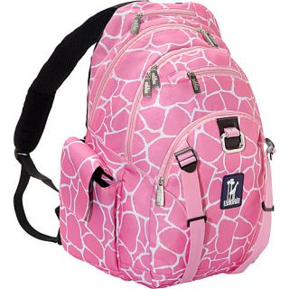 Wildkin Pink Giraffe Serious Backpack