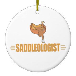 Funny Horse Saddle Christmas Ornaments