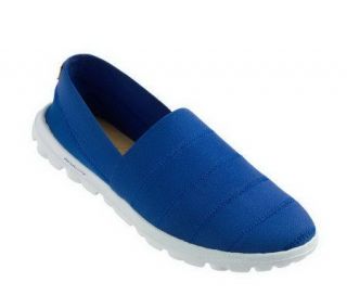 As Is Skechers GOwalk Oasis Slip on Shoes with Stitch Detail —