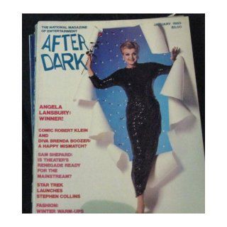 After Dark, The Magazine of Entertainment  JANUARY 1980, Volume 12, Number 9, With Angela Lansbury, Actress Singer in Black Sequin Gown Holding Red Rose on Cover, with Photo Spread Inside, (AFTER DARK MAGAZINE, 12) Jack Hyde, Stephen Schaefer, Michael Mu