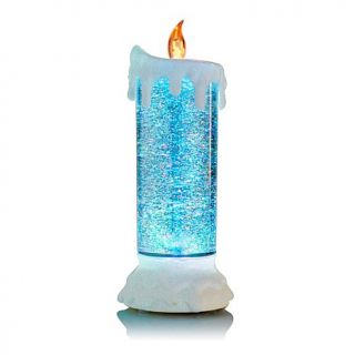 Winter Lane LED Musical Glitter Candle