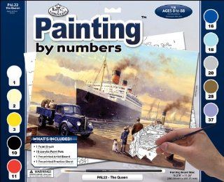 Royal Brush   Adult Large Paint By Number Kit Queen Departs