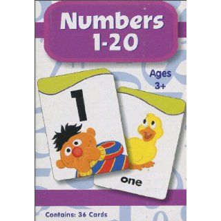 Sesame Street 3 Sets of Flash Cards * Number 1   20 * Colors, Shapes & Opposites * Abcs 9781595453457 Books