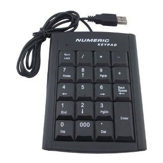 19 Keys USB Numeric Number Keypad Keyboard For Laptop PC Computers & Accessories