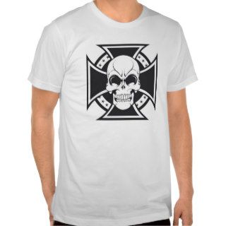 Skull and Cross Design T Shirts