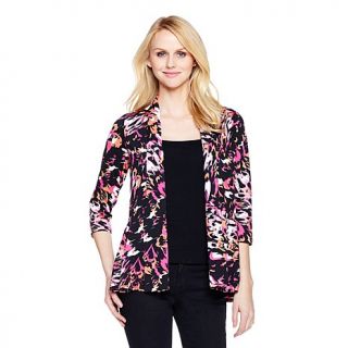 Slinky® Brand Printed Jersey Jacket with Lace up Back
