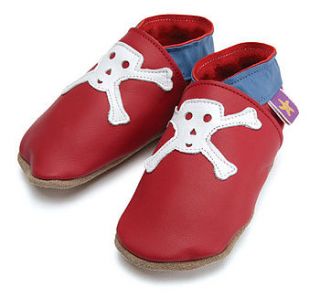 soft leather baby shoes jolly roger by starchild shoes