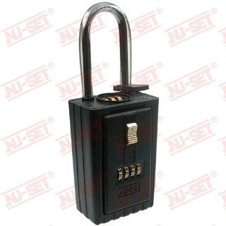 NU SET 2040S 3 4 Number Combination Lock Box with Combination Locking Shackle and Self Scramble Dials   Door Lock Replacement Parts  