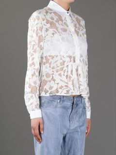 Pinko Lace Button Down Shirt   Eraldo