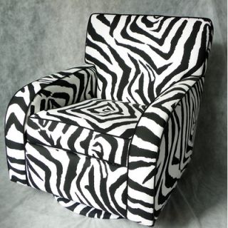 Rush Furniture East Coast Seating Zebra Glider Swivel Rocker