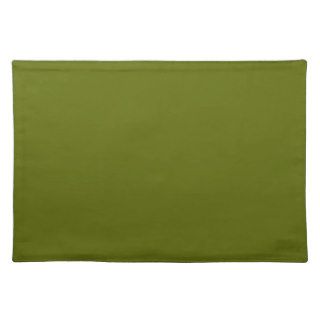 Olive Green Background on a Placemat