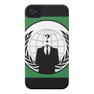 We Are Anonymous Green and Black Flag Case Mate iPhone 4 Case