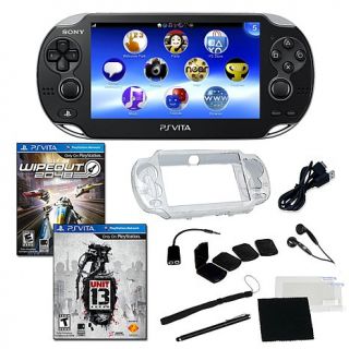 PlayStation Vita Wi Fi Unit 13 and Wipeout 2048 Bundle with Accessories