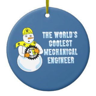 Mechanical Engineer Christmas Tree Ornament
