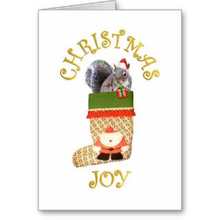 Christmas Squirrel Greeting Cards