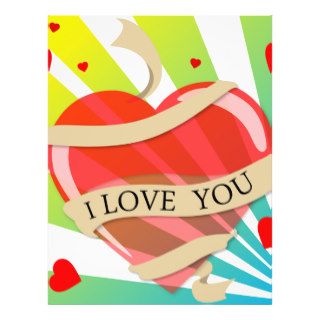 heart11 VECTOR HEART LOVE YOU COLORFUL HAPPY CARIN Custom Flyer