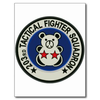 203rd flight squadron 203SQ Post Card