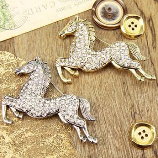 horse brooch by lisa angel