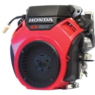 Honda 688cc GX Series V-Twin OHV Engine with Electric Start — 688cc, 1 1/8in. x 2 29/32in. Shaft, Model# GX690RHTDW  601cc   900cc Honda Horizontal Engines