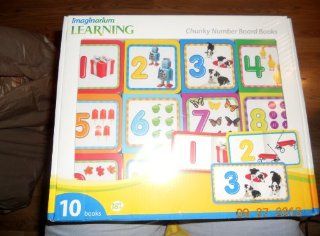 Imaginarium Learning chunky Number board Books 10 Books Toys & Games