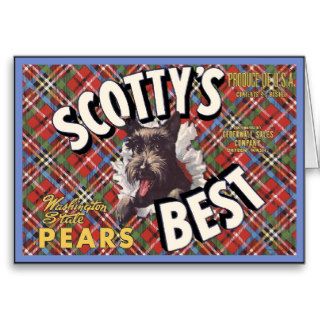 Scottish Terrier Scottys Best Dog Greeting Cards