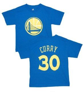 Golden State Warriors Stephen Curry Youth Blue Name and Number T Shirt Youth Size Youth L  Football Apparel  Sports & Outdoors