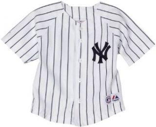 MLB Boys' New York Yankees Derek Jeter Button Down Jersey with Name & Number (Navy, 14/16)  Sports Fan Apparel  Sports & Outdoors
