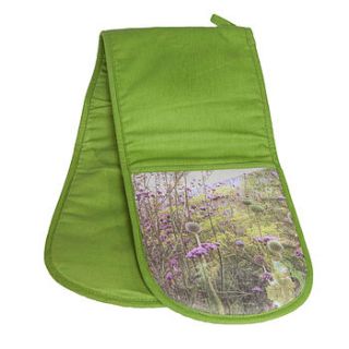 meadow double oven gloves by dotty designs