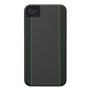 Black, Gray & Green Carbon Fiber iPhone 4 Case