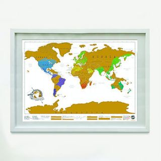 world scratch map by house interiors & gifts