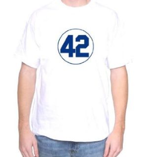 Mytshirtheaven T shirt Number 42 (Blue) Clothing