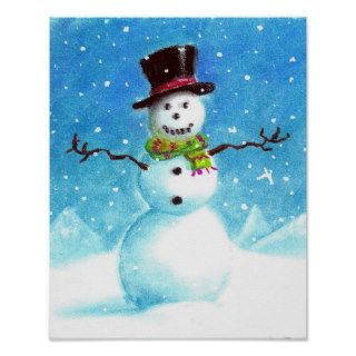 Snowman Print