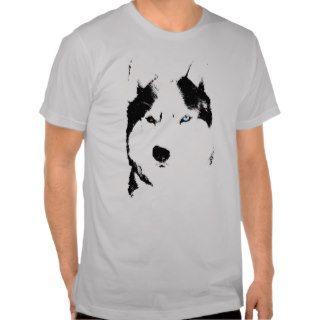 Husky T shirt Wolf Husky Art Sled Dog Husky Shirts