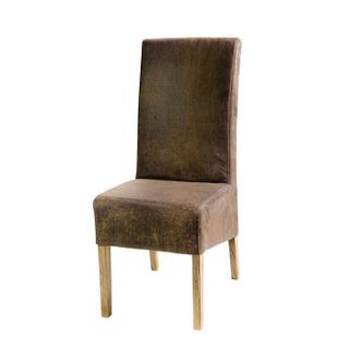 french country faux skin dining chair by the orchard furniture