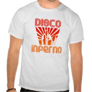 disco inferno tshirts