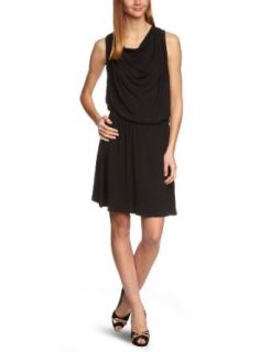 Fornarina Damen Kleid (mini) BURG BLACK STRETCH RAYON DRESS / BER8980JD2700 Hemdblusen Kleid Comfort Fit Bekleidung