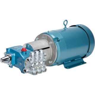 Cat Pumps Motorized Plunger Pump — 7.5 HP, 9.7 GPM, 1100 PSI, Model# 5CP6190BH73  Pressure Washer Pumps