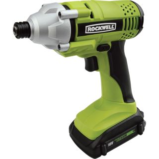 Rockwell Cordless LithiumTech Impact Wrench — 1/4in. Hex Drive, 18 Volt, Model# RK2800K  Impact Wrenches