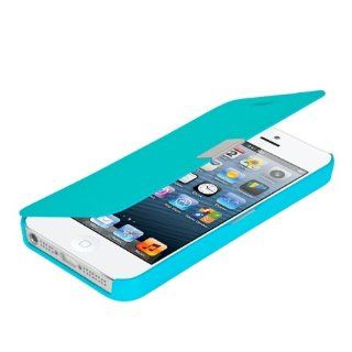 Praktische und schicke FLIP COVER Schutzhlle fr Apple iPhone 5 / 5S in Hellblau Silber von kwmobile Elektronik