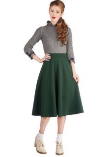 Green Living Consultant Skirt  Mod Retro Vintage Skirts
