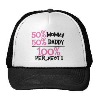 100% Perfect   Pink Tshirts and Gifts Mesh Hats
